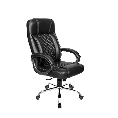 Image Black Leatherette Comfortable Executive Chair