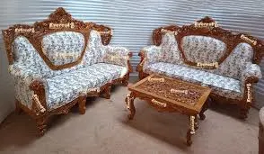 Image Carved Wooden Sofa Set