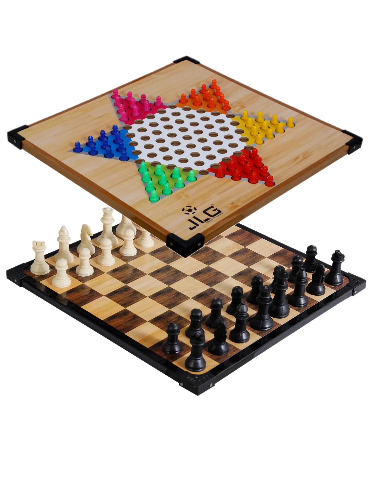 Image Chinese checker with chess