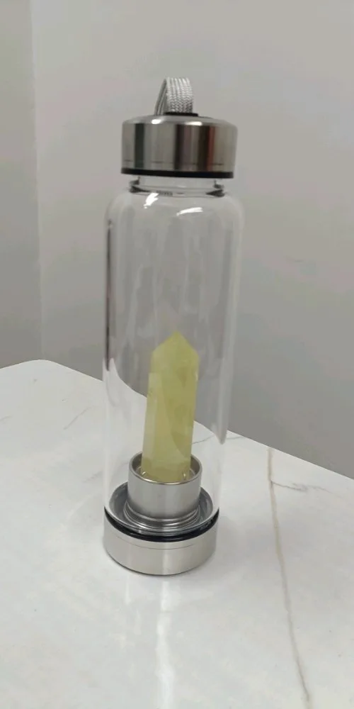 Image Citrine Crystal Water Bottle