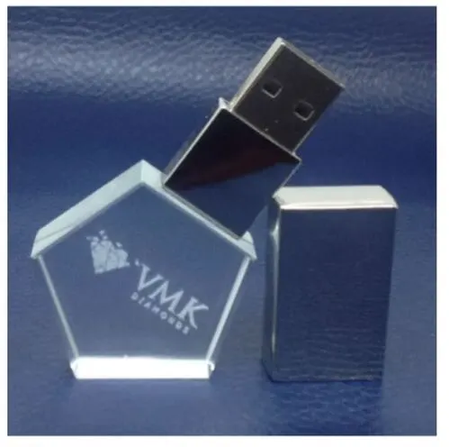 Image Crystal Pentagon Pen Drive