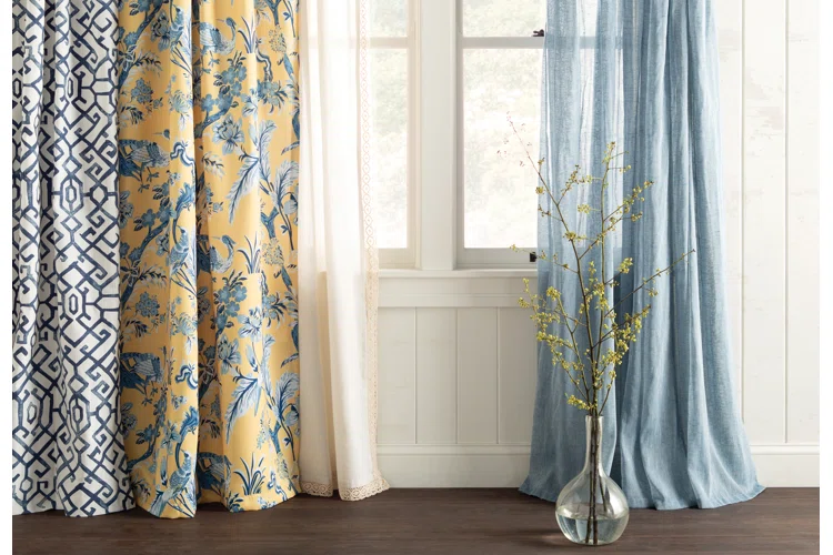 Image curtain fabrics