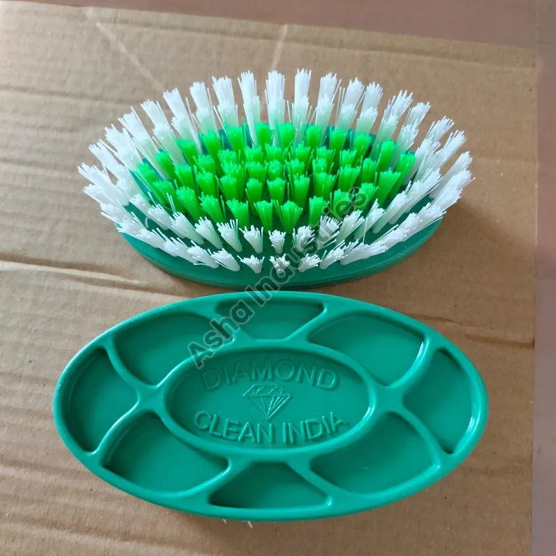 Image Diamond Long Bristle Plastic Cloth Washing Brush