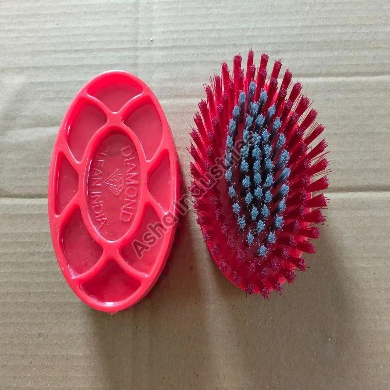 Image Diamond Soft Bristle Plastic Cloth Washing Brush