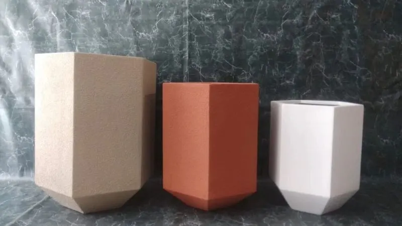 Image Fiberglass Flower Pot
