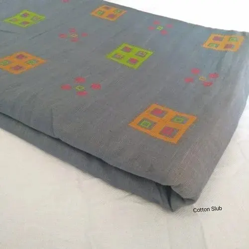 Image Handloom Cotton Slub Fabric