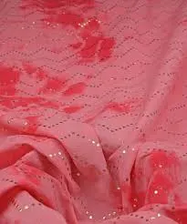Hot Pink Shibori Cotton Fabric