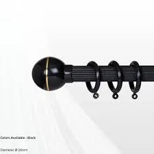 Image Italian Wood Curtain Rods