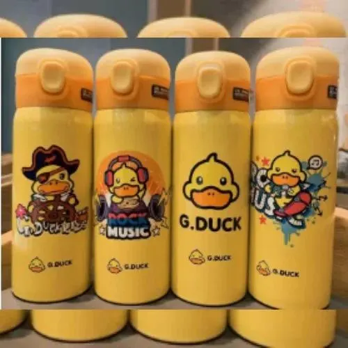 Kids Cartoon Stainless Steel Water Bottle, Packaging Type : Paper Box