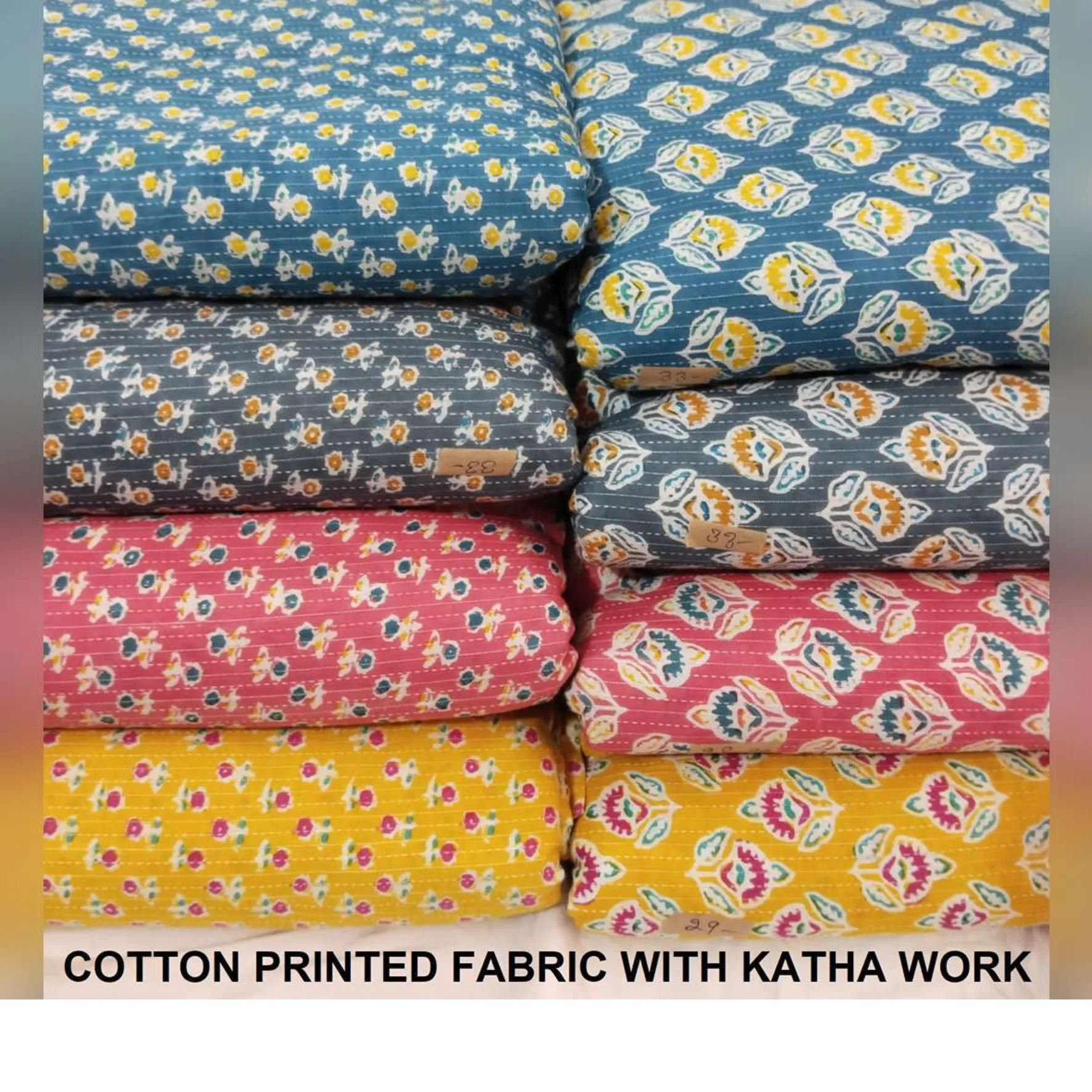 Ladies Cotton Printed Suit Fabric