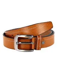 Image Mens Brown Formal Wear Leather Belt