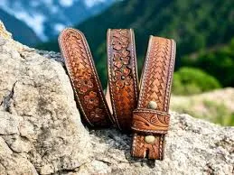 Mens Western Leather Belt