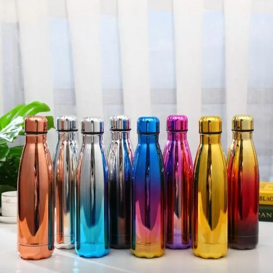 Multicolor Insulated Steel Water Bottle