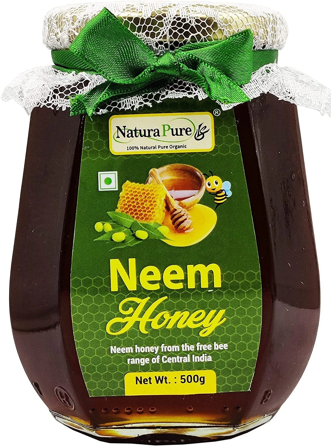 Image Naturapure Ls - Raw Natural Unprocessed 100% Pure (iso Certified) Neem Honey 1kg.