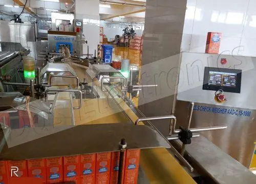 Image Online Checkweigher Metal Detector