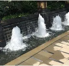 Image Polyresin Green Bubble Jet Fountains