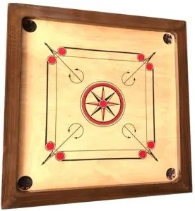 Image Printed Wooden Carrom Board 26", For Playing, Color : Brown
