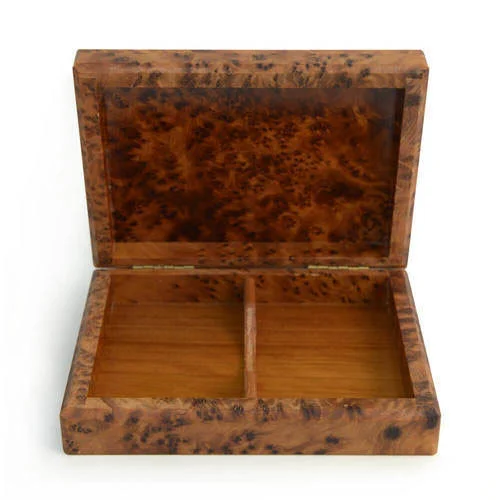 Rectangular Wooden Card Box