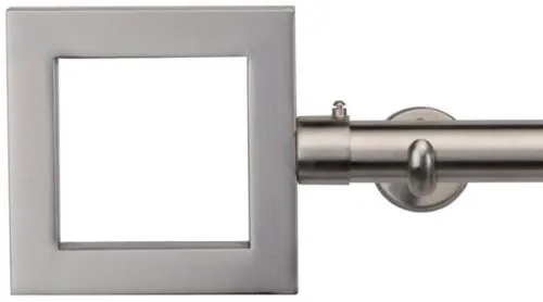 Image Silver Polished Stainless Steel Curtain Rods