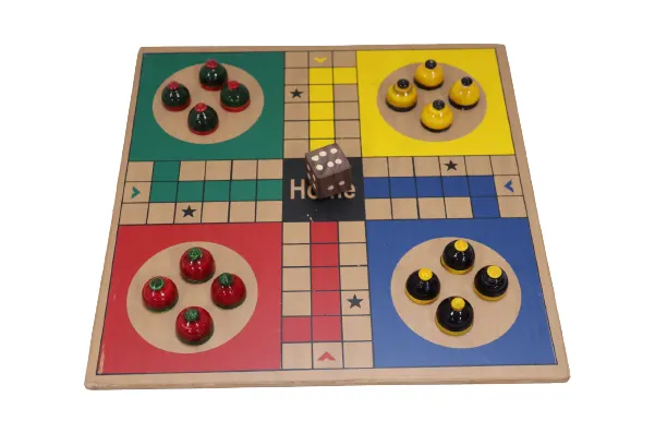 Wooden Ludo Board Game