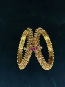 Image Atlas Imitation Polished Designer Brass Bangles Jewellery