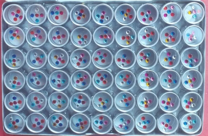 Image Crystal Round Bindi Box