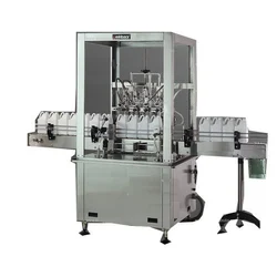 Image Electric Polished Stainless Steel Automatic Juice Filling Machine