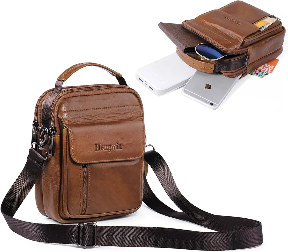 Image Leather Belt Pouch Waist Bag