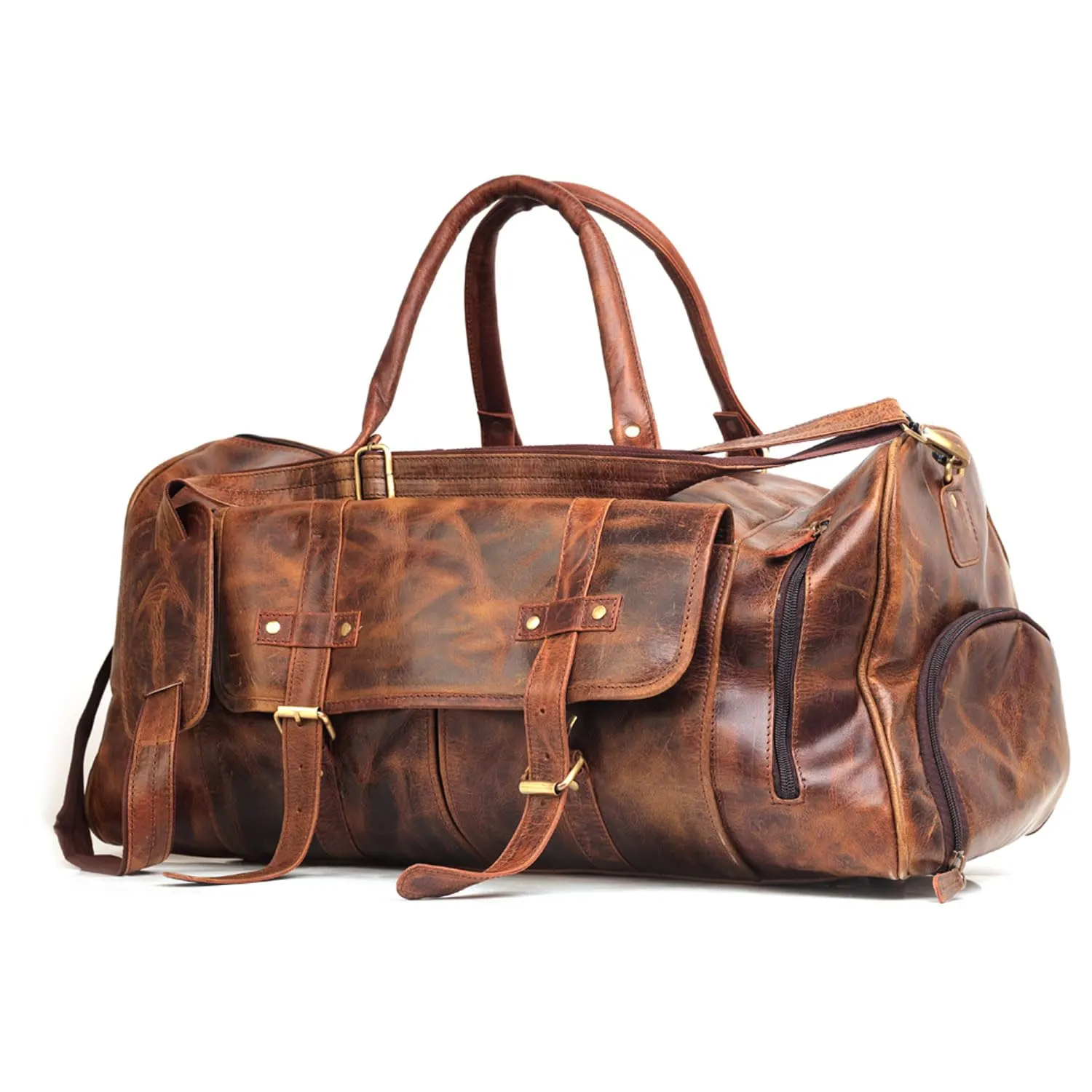 Image Leather Duffle Bags