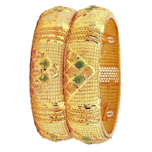 Image Party Wear Designer Brass Bangles