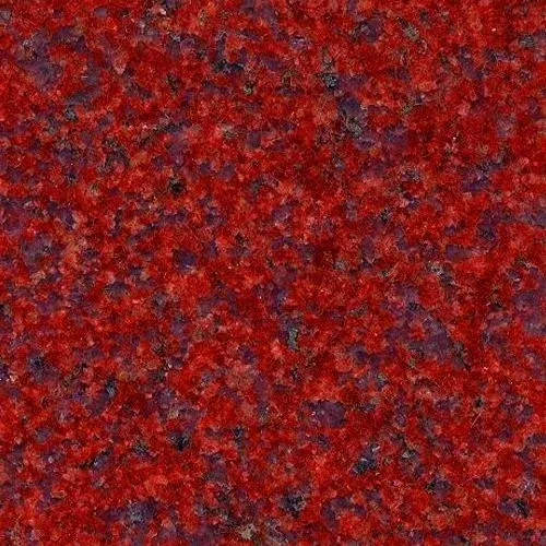 Image Polished Slab Ruby Red Granite For Flooring