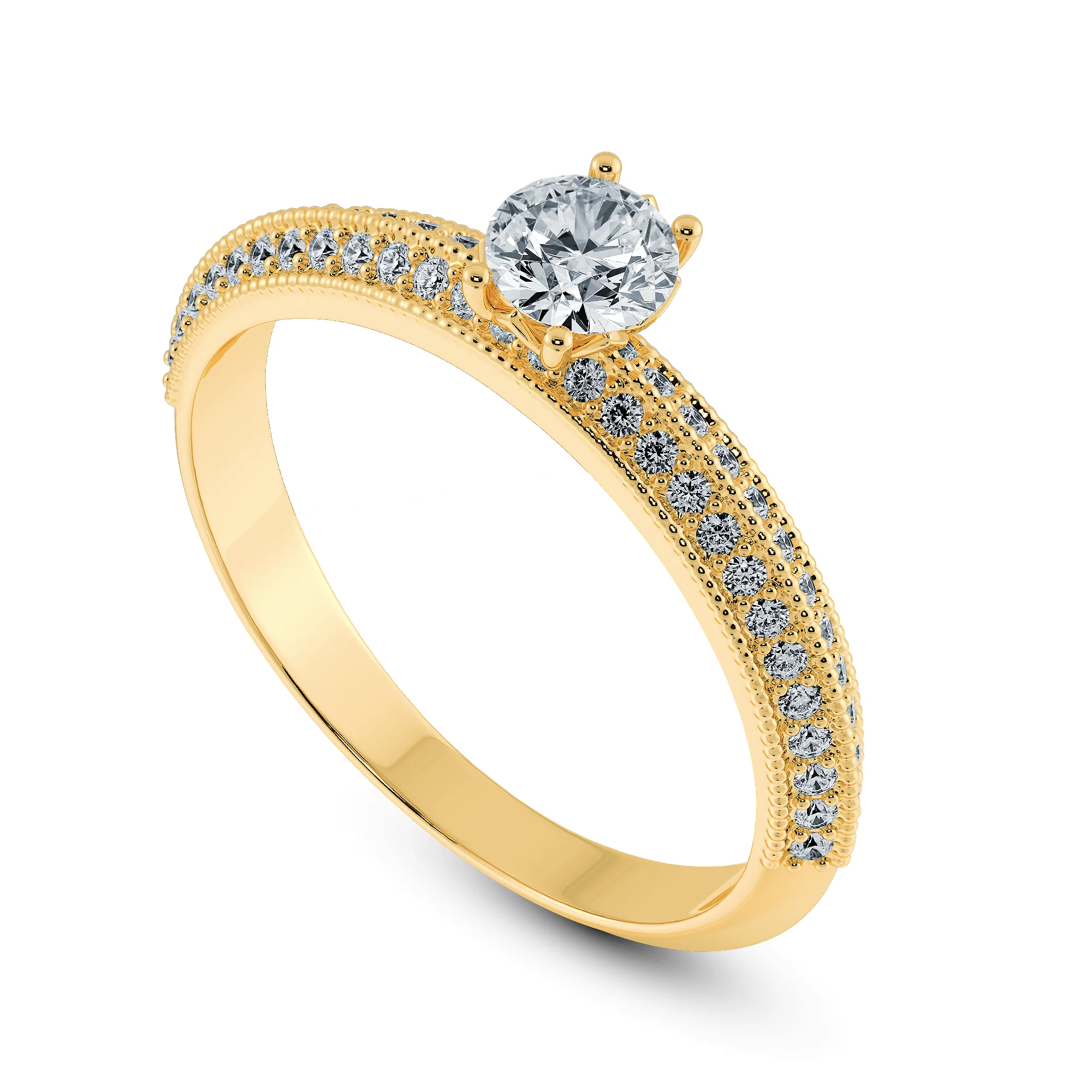 Image Women Diamond Gold Rings