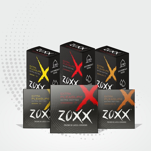 Image Zoxx Premium Latex Condoms Extra Dotted Condoms