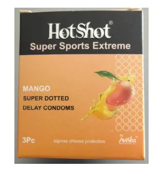 Image Super Dotted Mango Flavour Condom