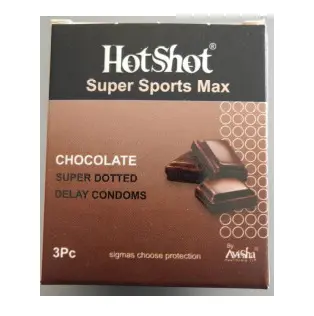 Image Super Dotted Chocolate Flavour Condom