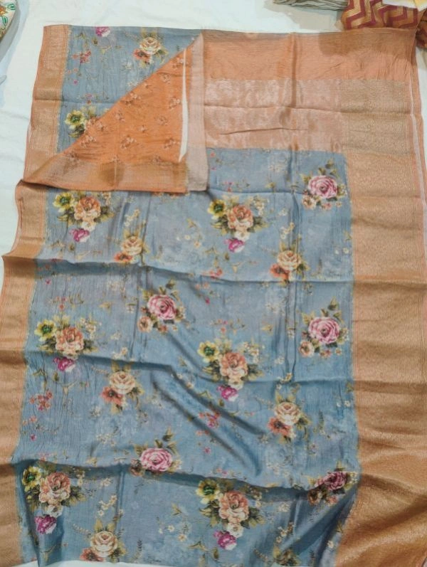 Image Banarasi Pure Chanderi Silk Saree