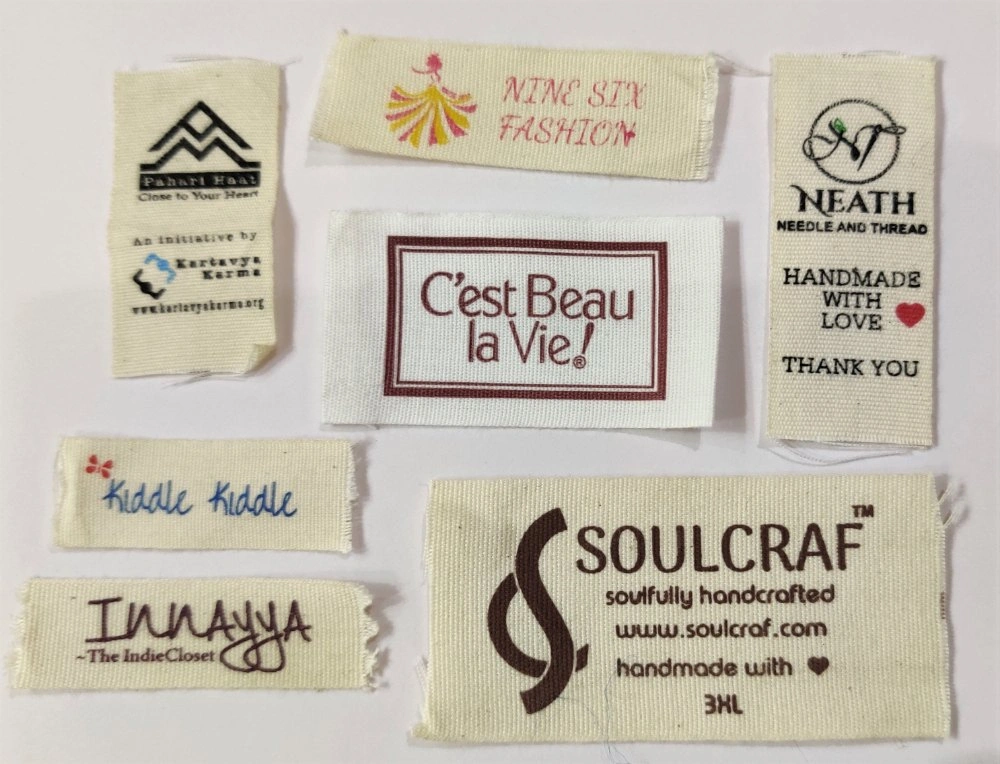 Image Cotton Printed Label, For Garments
