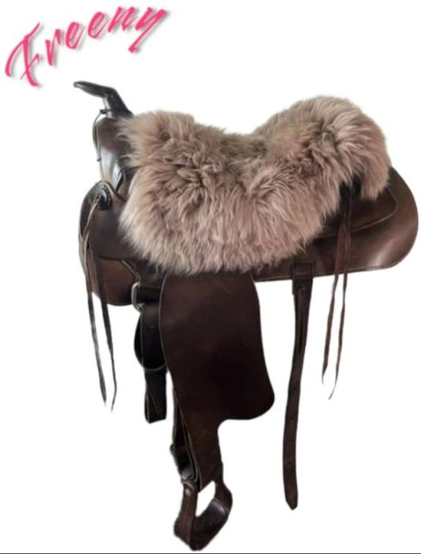 Image Leather Brown Fancy Horse Saddle