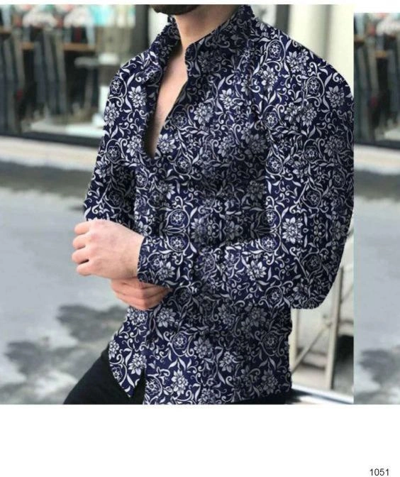 Image Mens Floral Full Sleeve Shirt  450.00 / Piece