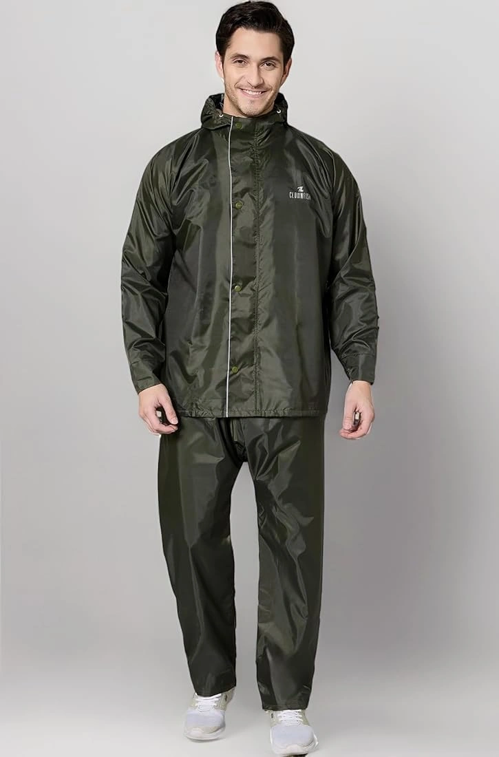 Mens Polyester Rain Suit