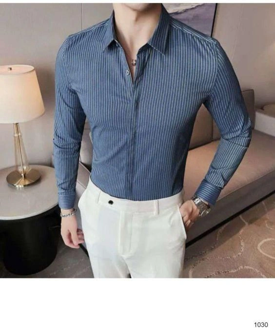 Mens Slim Fit Full Sleeve Shirt
