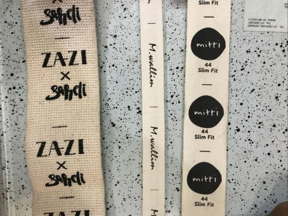 Image Printed Fabric Label, For Garments, Packaging Type: Packet
