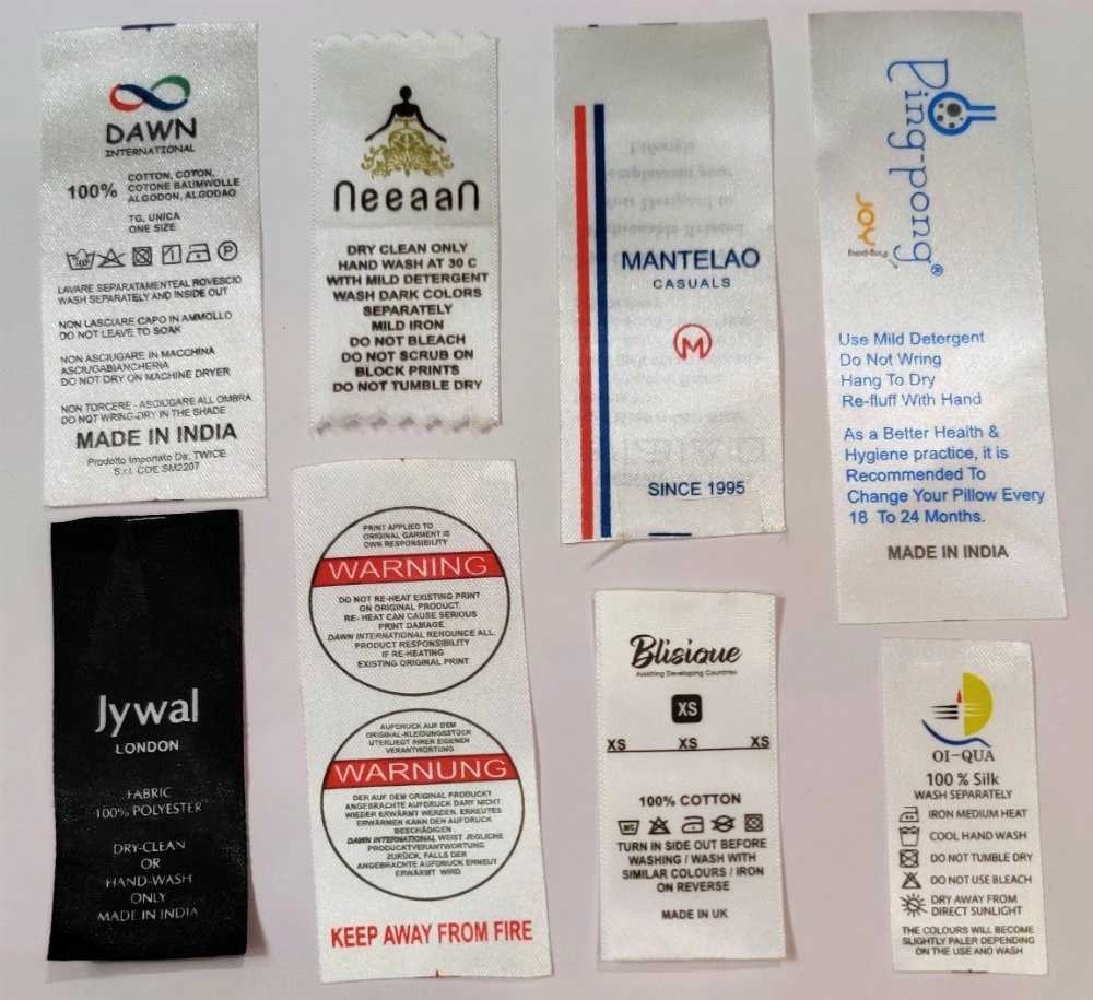 Image Printed Wash Label